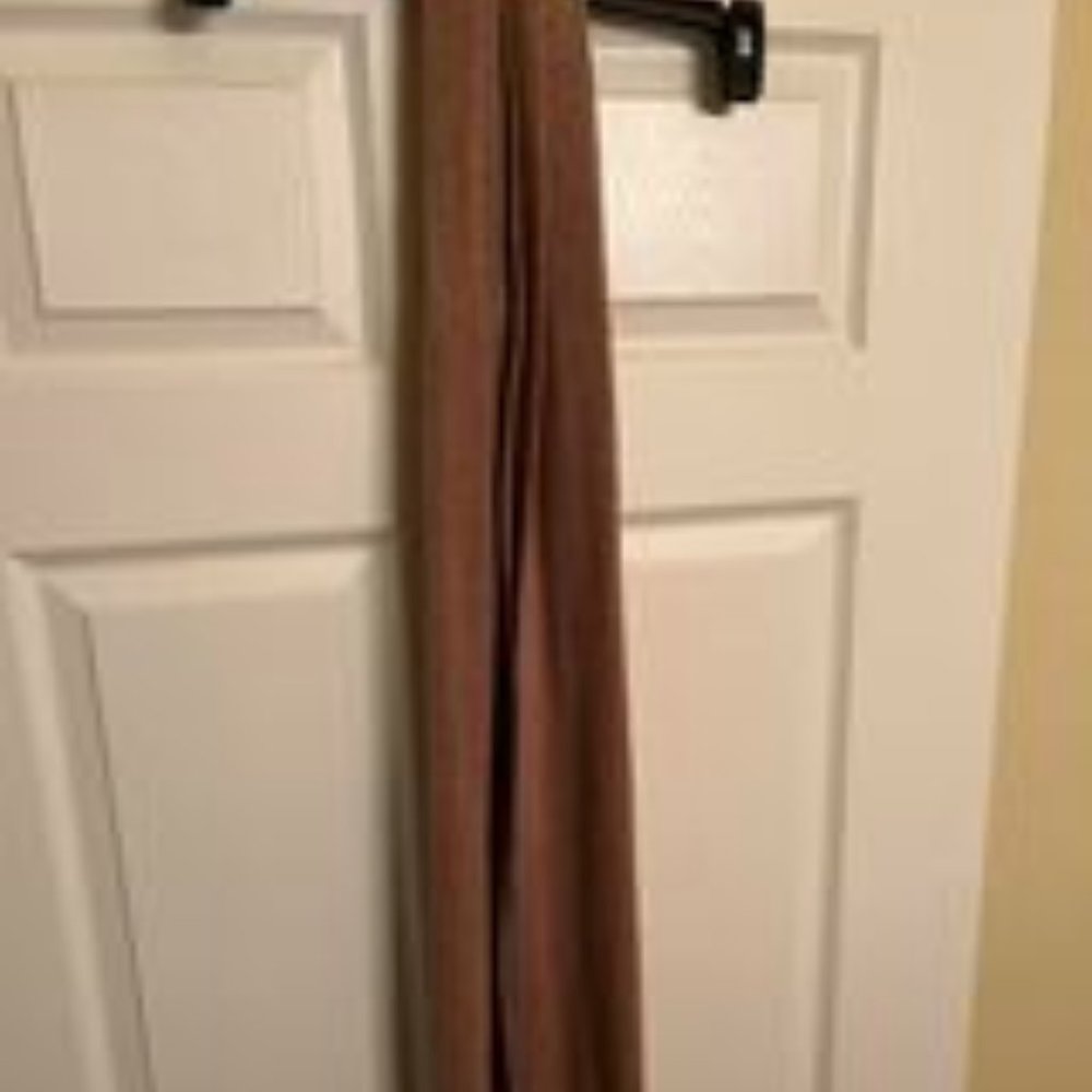 Tan Scarf with Gold Accents